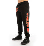 THE CHIEF JOGGERS BLACK AND RED