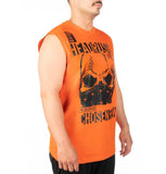 WORLDWIDE WARRIORS SLEEVELESS TEE ORANGE