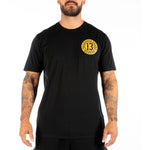 THE GREAT SPECTER TEE BLACK AND YELLOW