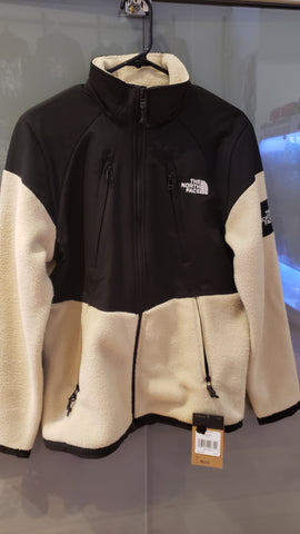 Veste the north face blanche et noir