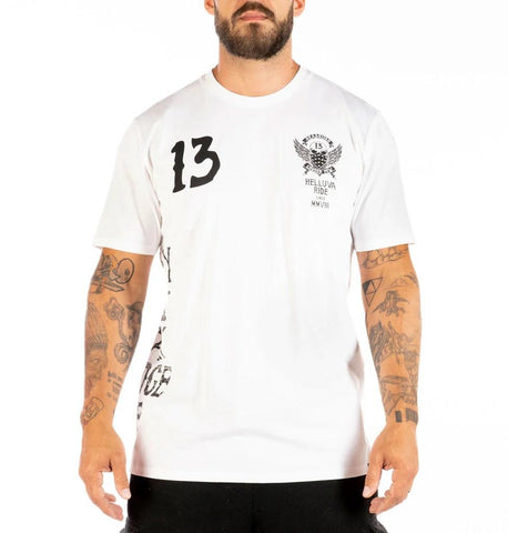 THE MASKED VIGILANTE TEE WHITE