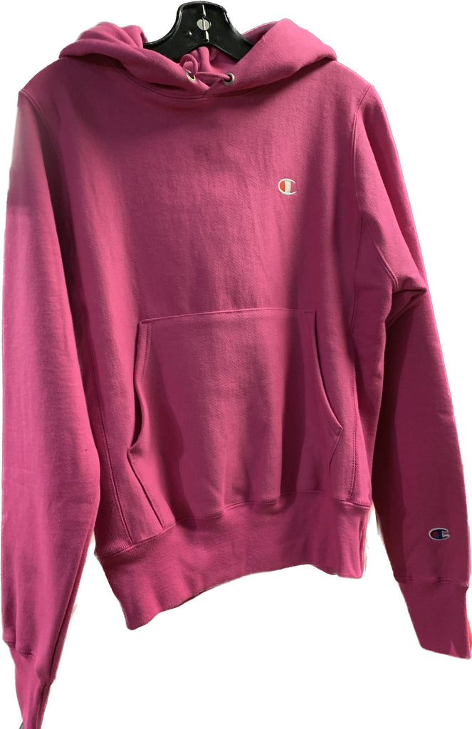 Champion dark best sale pink hoodie